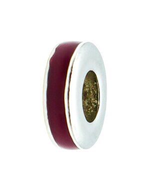 Chamilia Red Enamel Sterling Silver Spacer Charm